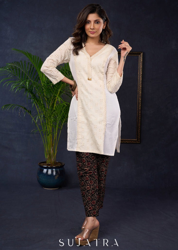 Black Cotton Pant