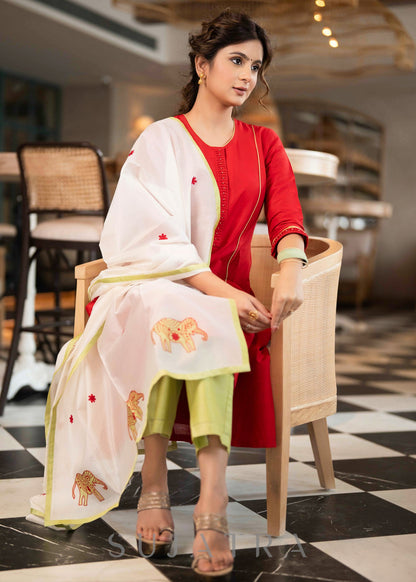 Cotton Silk Pant