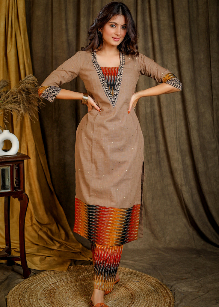 Multicolour Cotton Pant