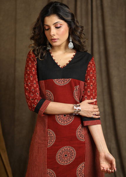 Black Cotton Silk Pant