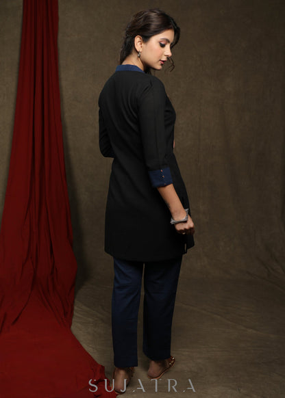 Black Cotton Pant
