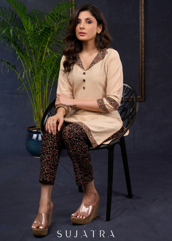 Black Cotton Pant