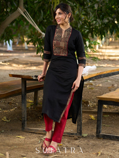 Maroon Cotton Pant