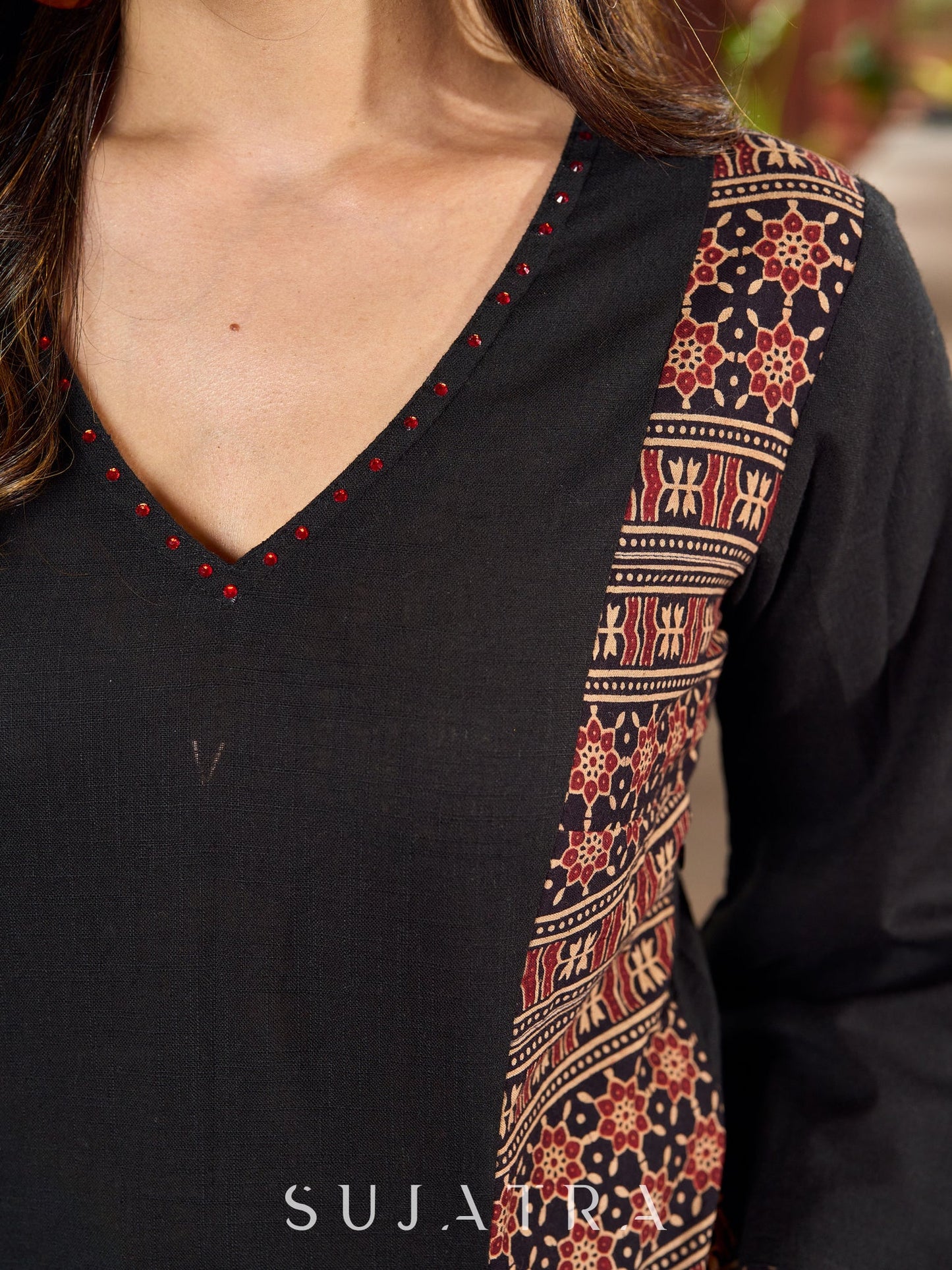 Black Cotton Pant