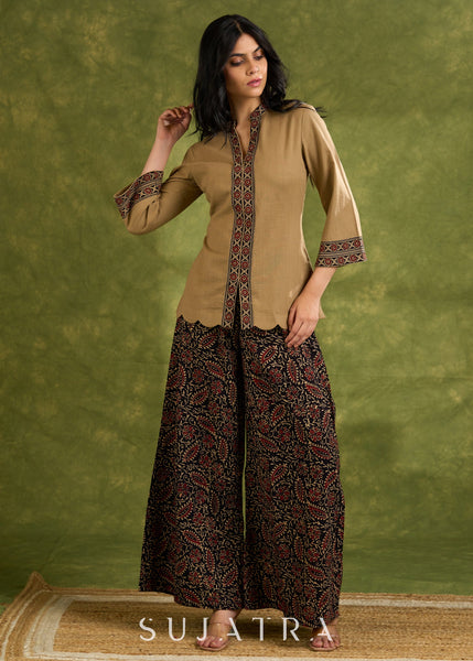 Black Cotton Pant