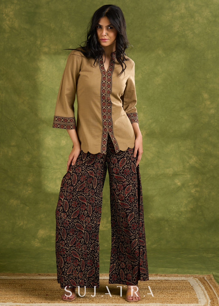 Black Cotton Pant
