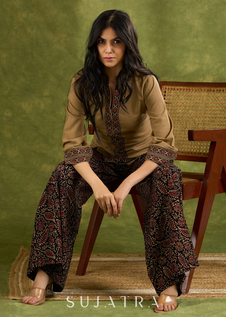 Black Cotton Pant