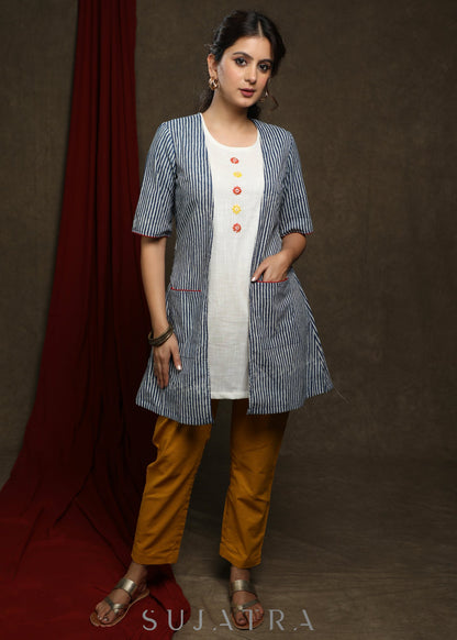 Mustard Cotton Pant