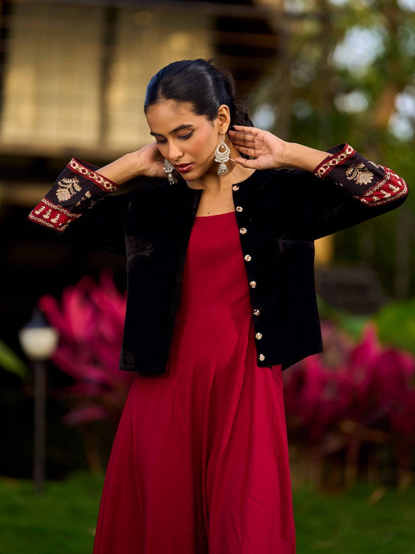 Black Velvet Jacket
