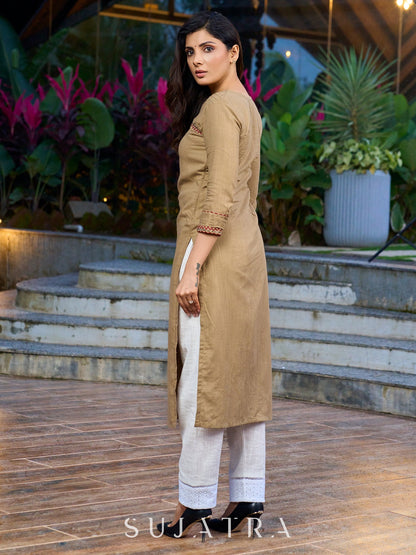 White Cotton Pant