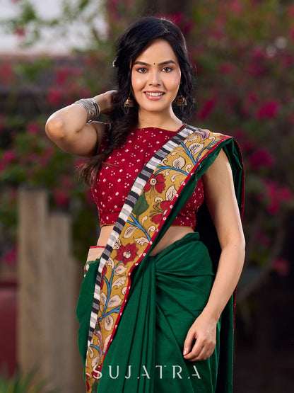 Artisan Bandhani Printed Sleeveless Blouse