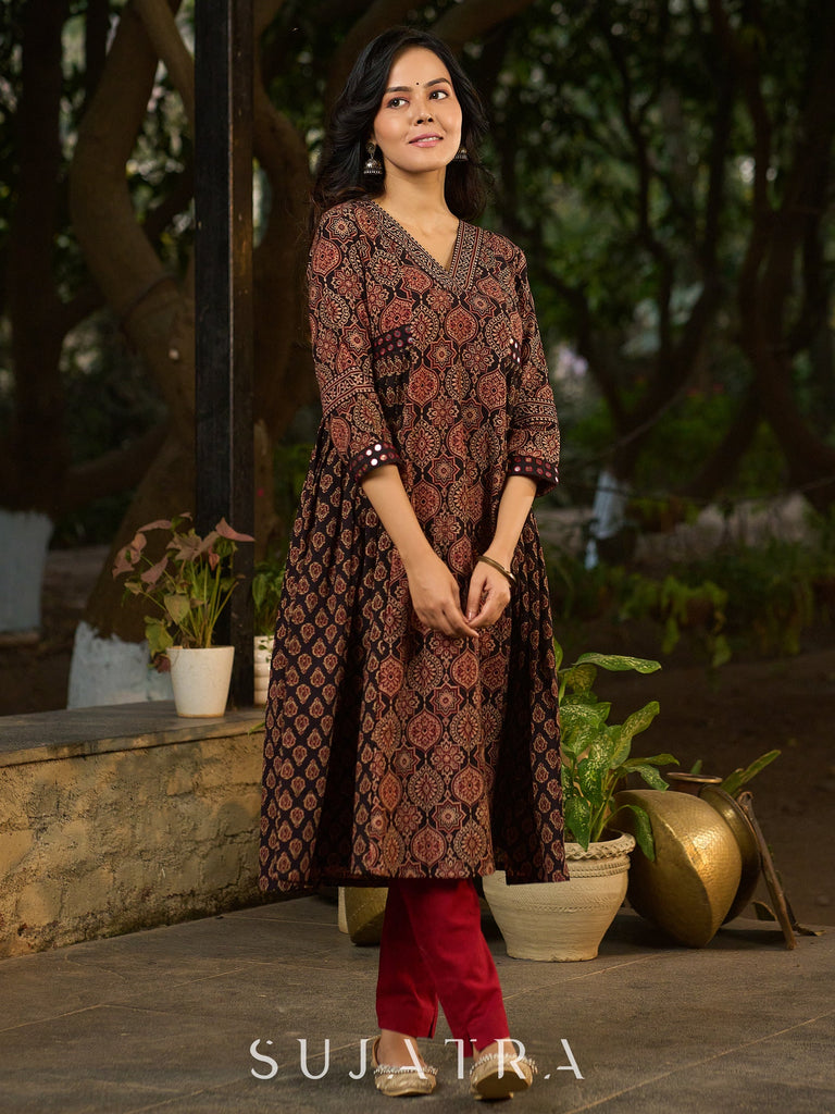 Maroon Cotton Pant