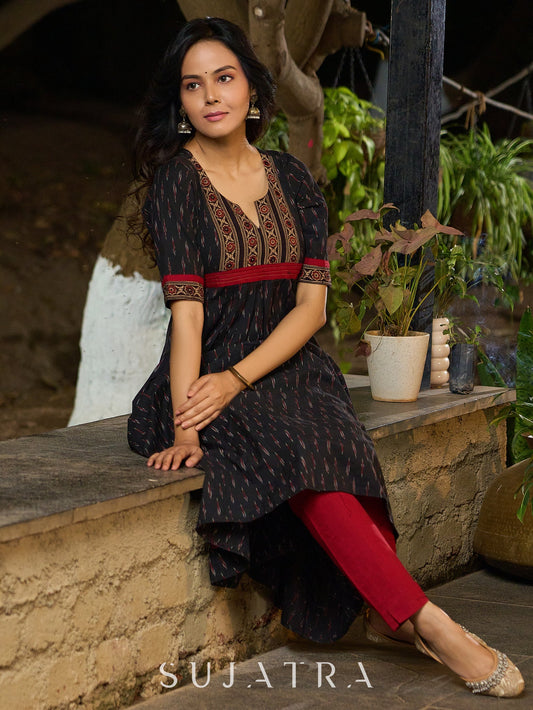 Maroon Cotton Pant