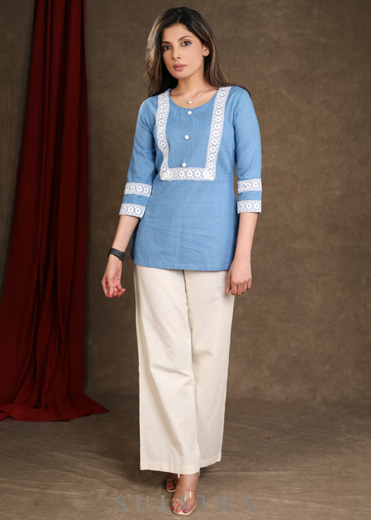 White Cotton Pant