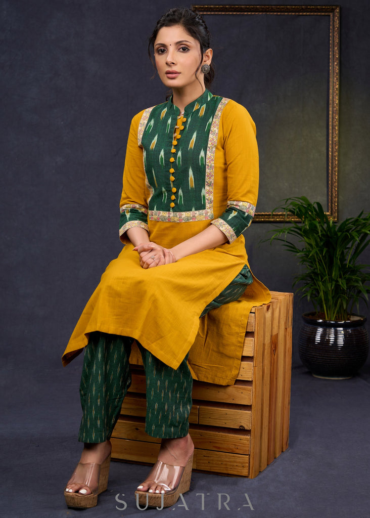 Green Cotton Pant