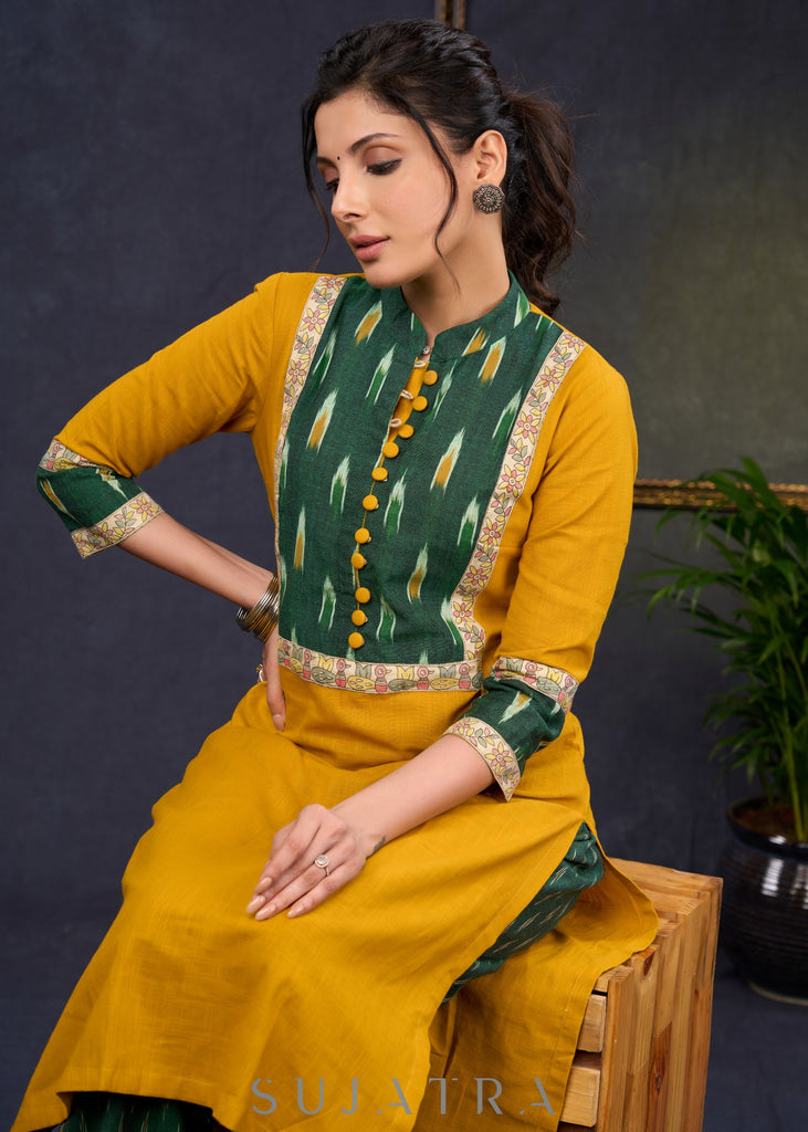 Green Cotton Pant