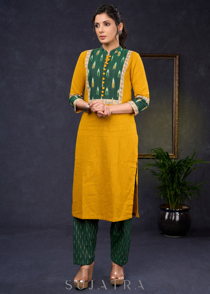 Green Cotton Pant
