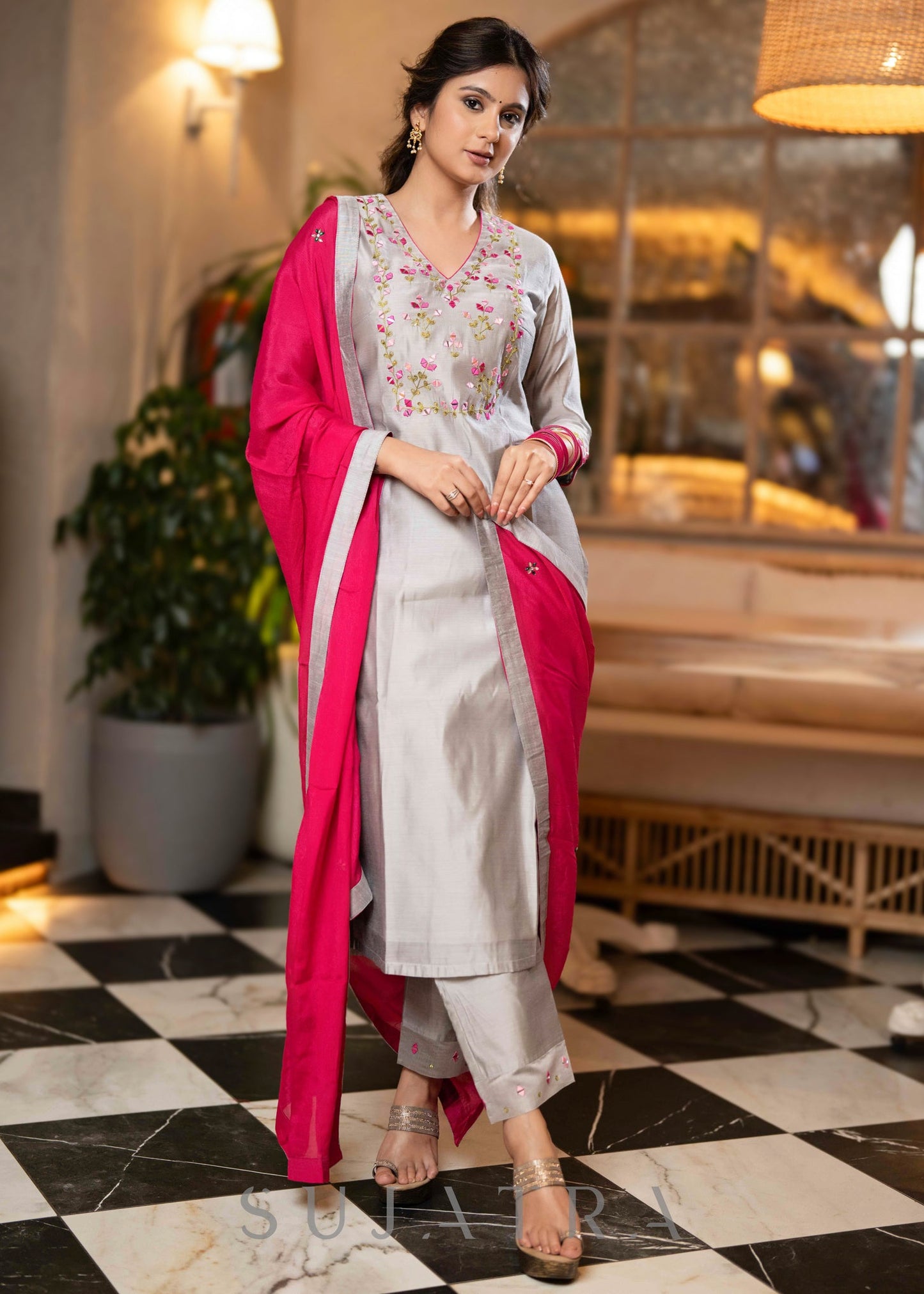 Chanderi pant