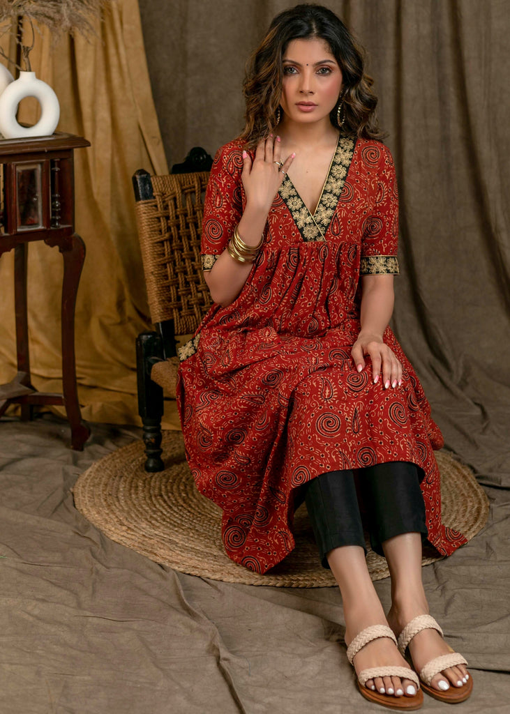 Black Cotton Silk Pant