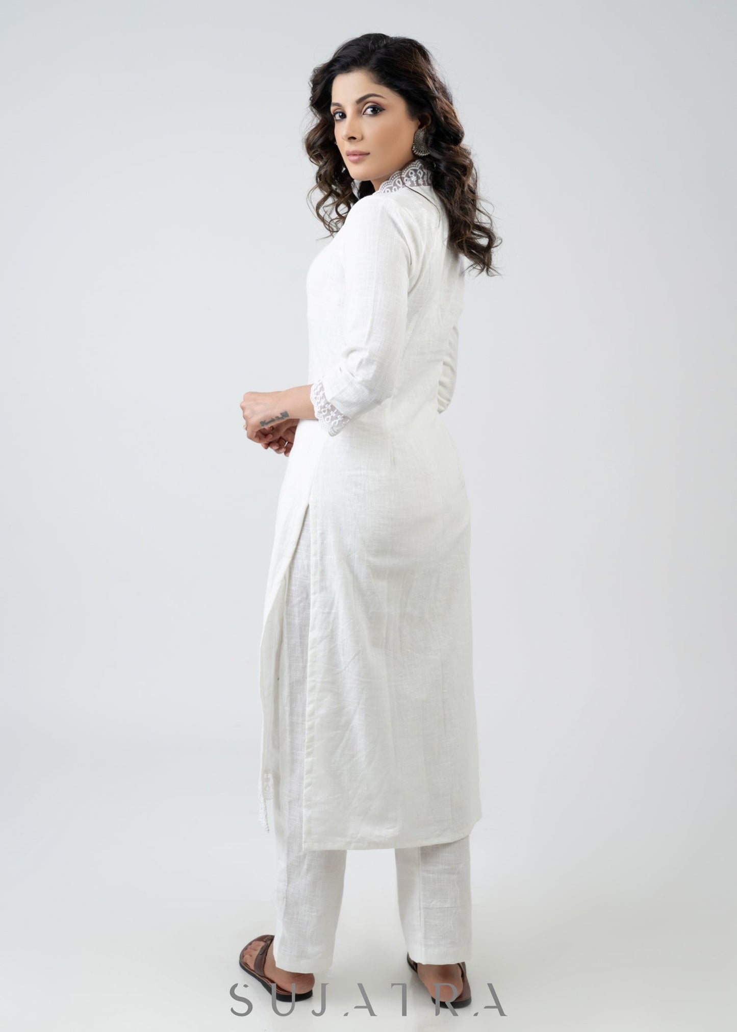 White Cotton Pant