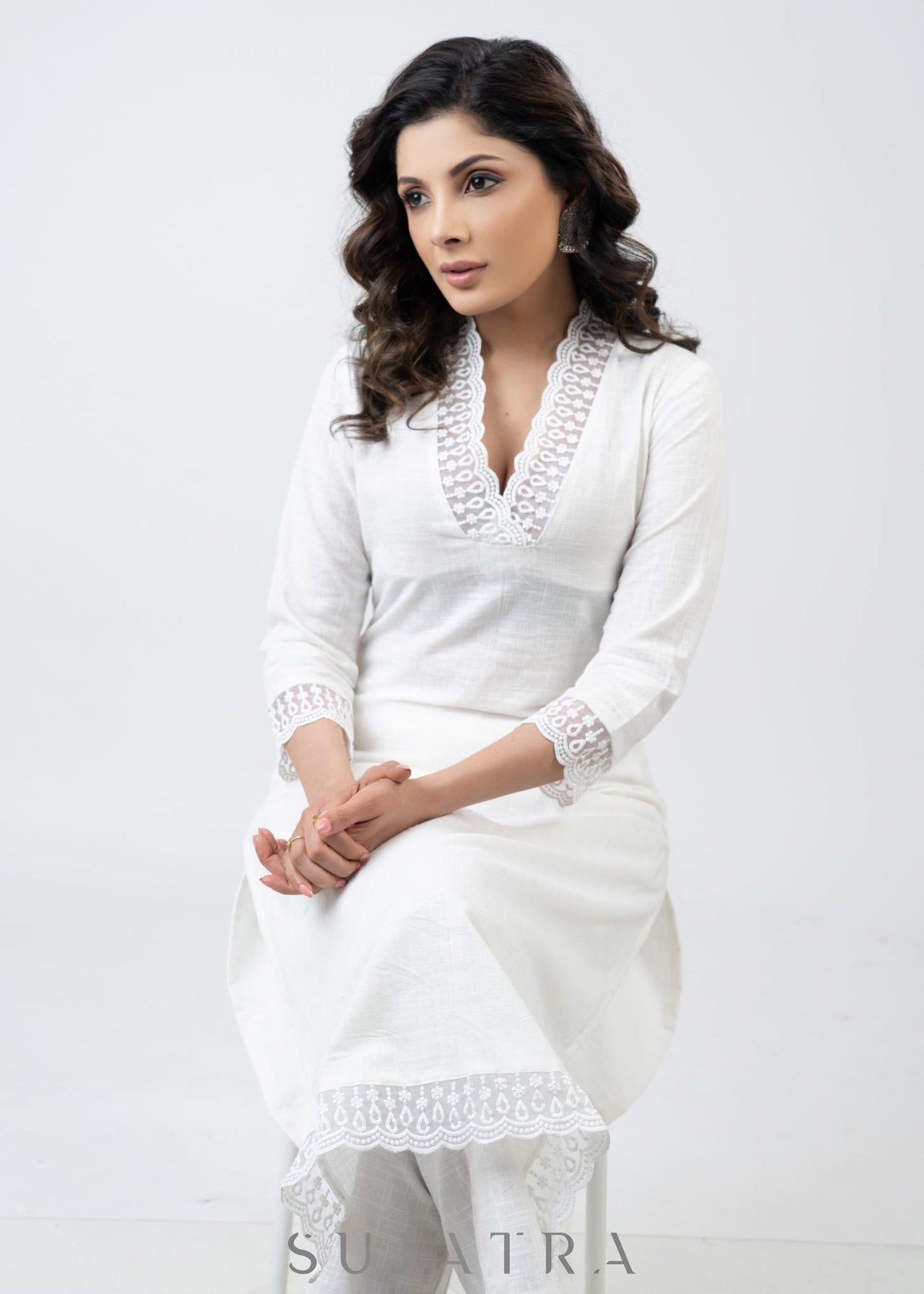 White Cotton Pant