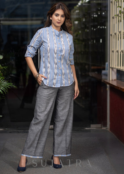 Grey Cotton Pant