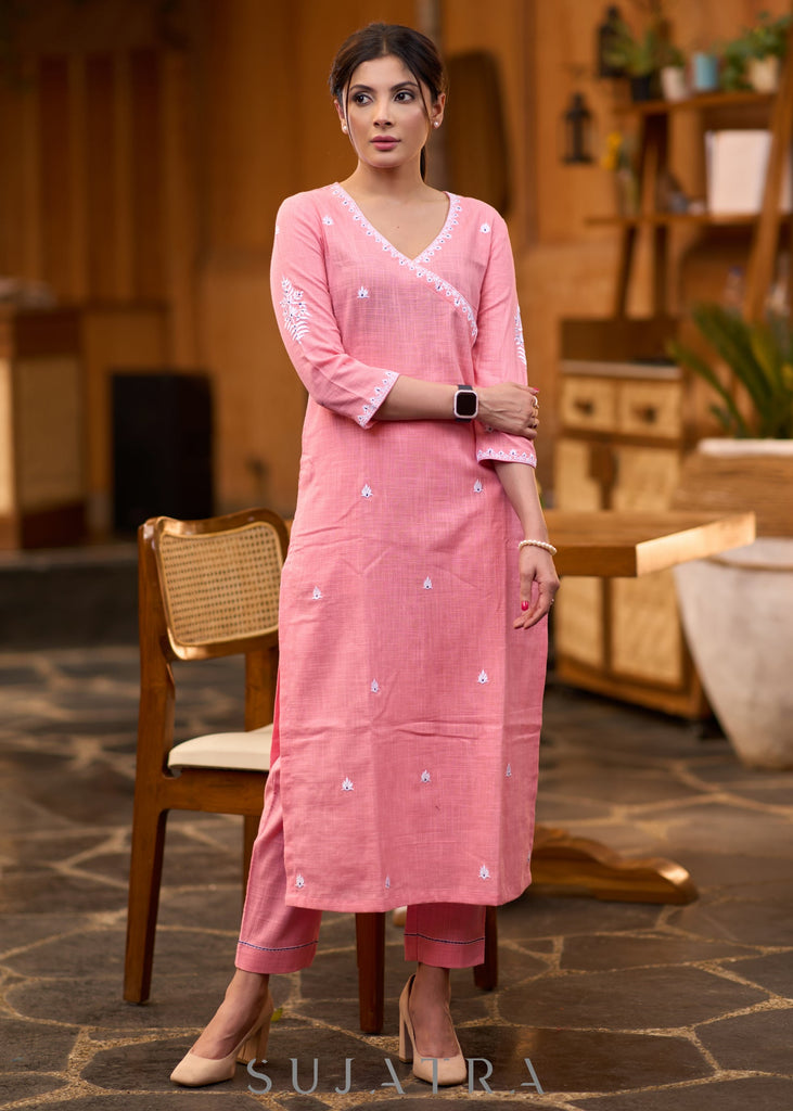 Pink Cotton Pant