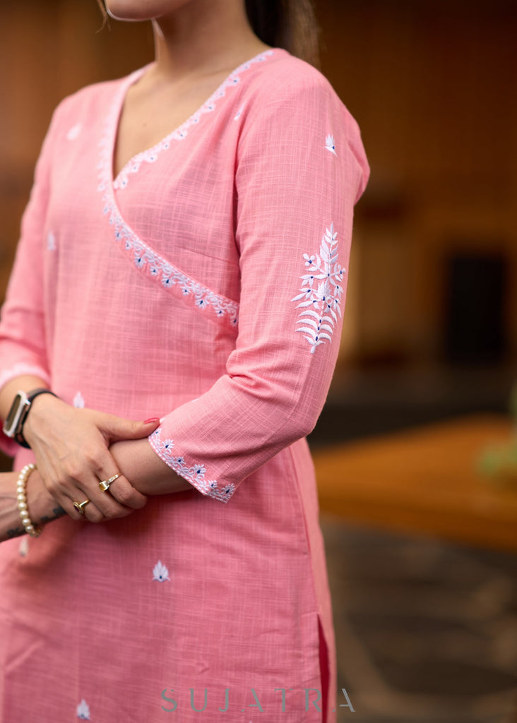 Pink Cotton Pant