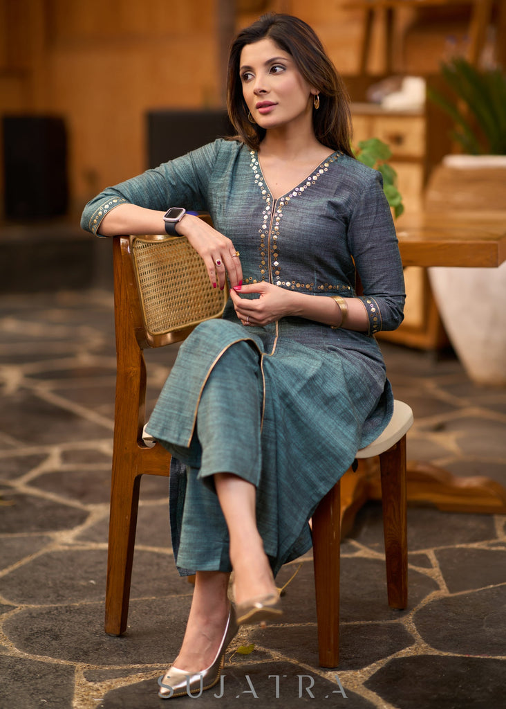 Olive Cotton Pant