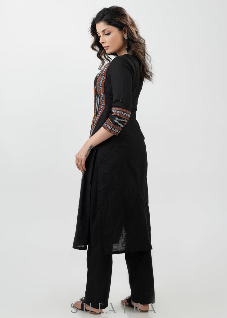 Black Cotton Pant