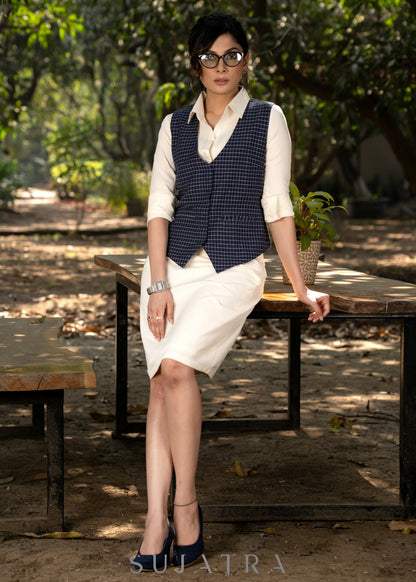Grey Cotton Skirt