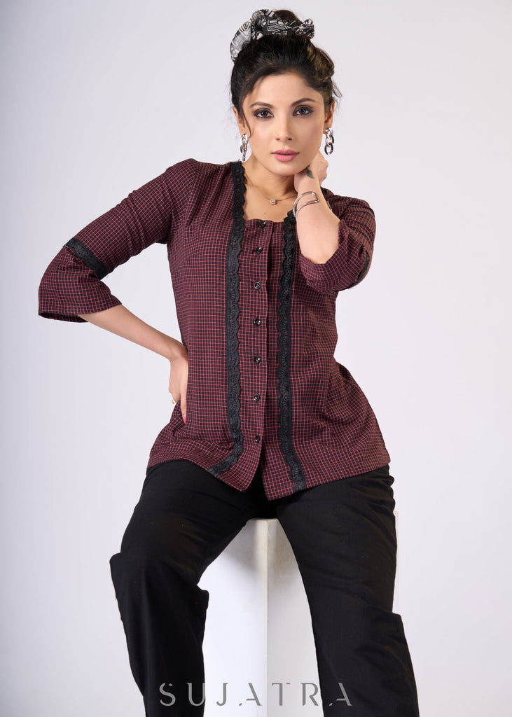 Black Cotton Pant