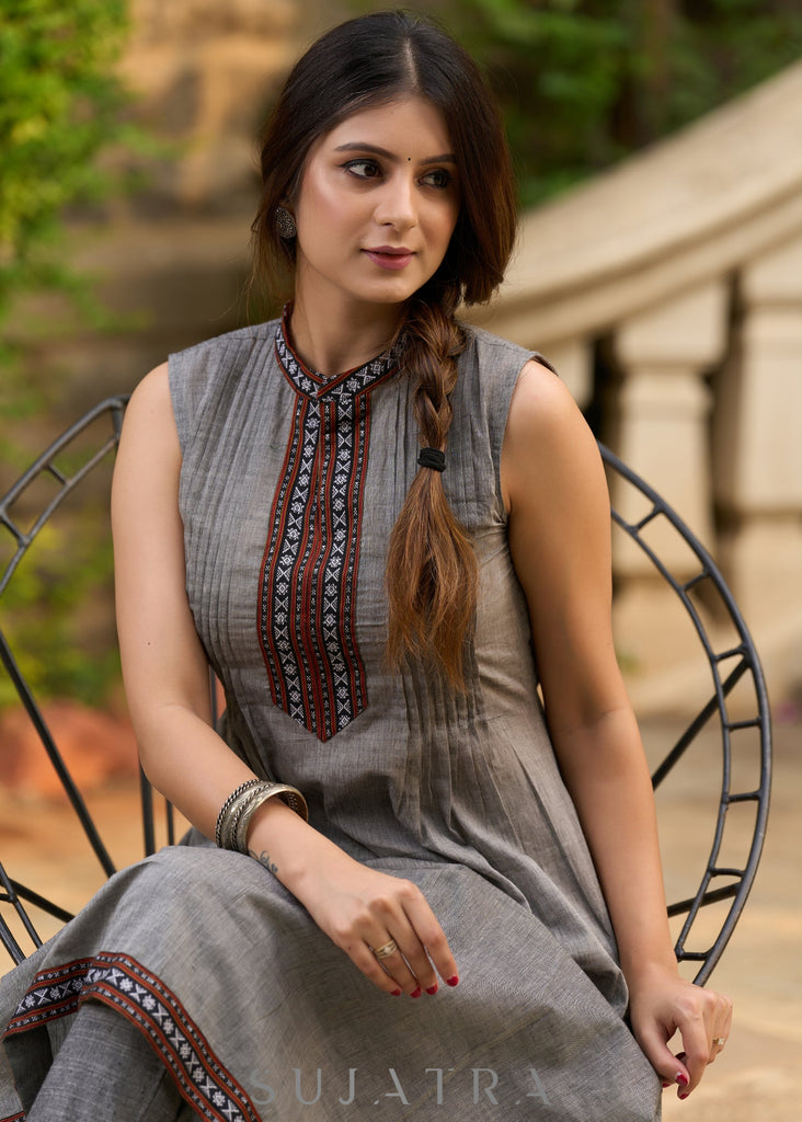 Grey Cotton Pant