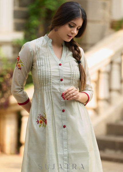 Fern Chanderi Pant