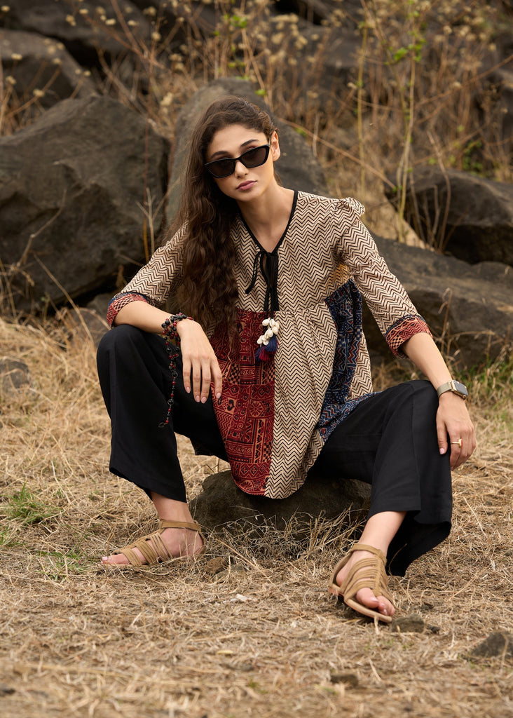 Black Cotton Pant