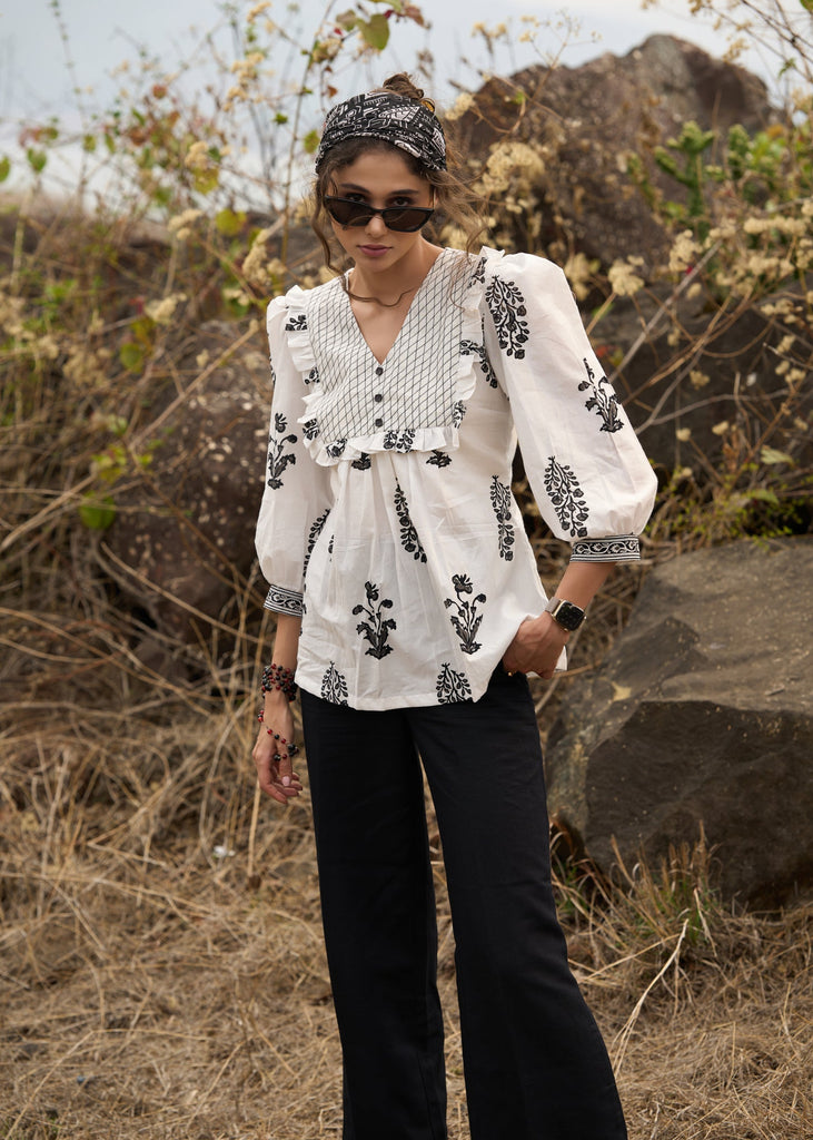 Black Cotton Pant