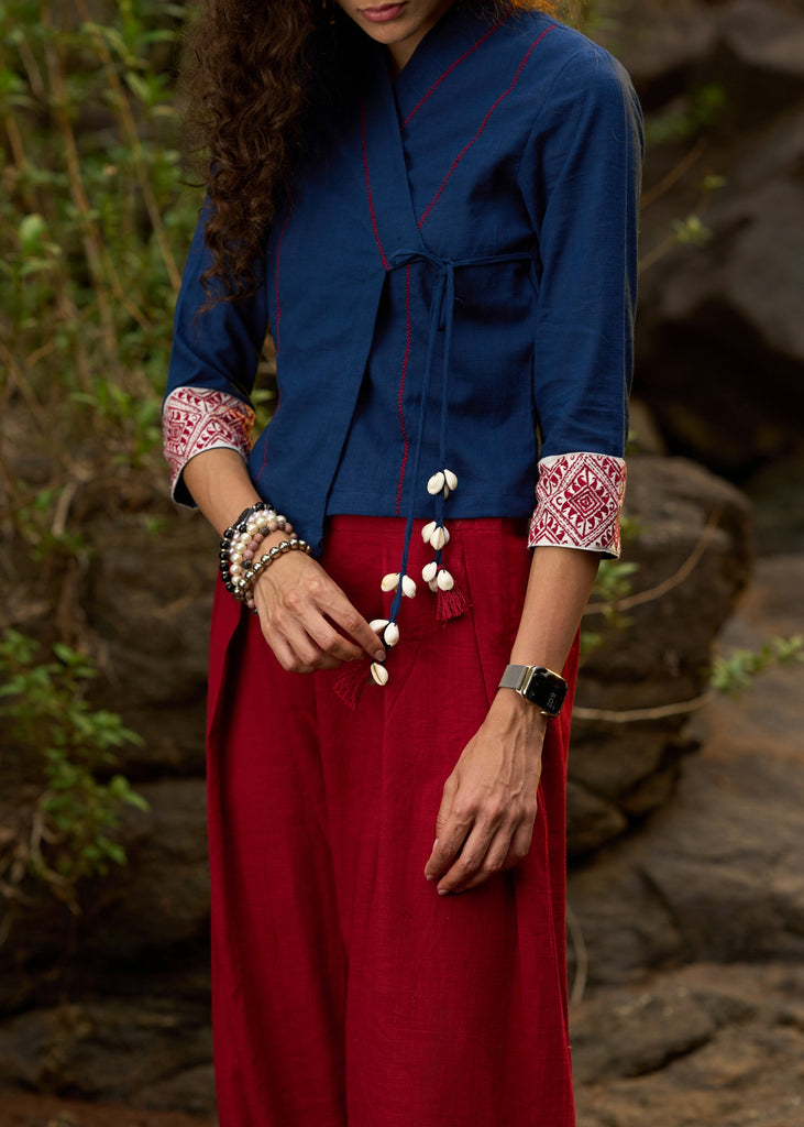 Maroon Cotton Pant