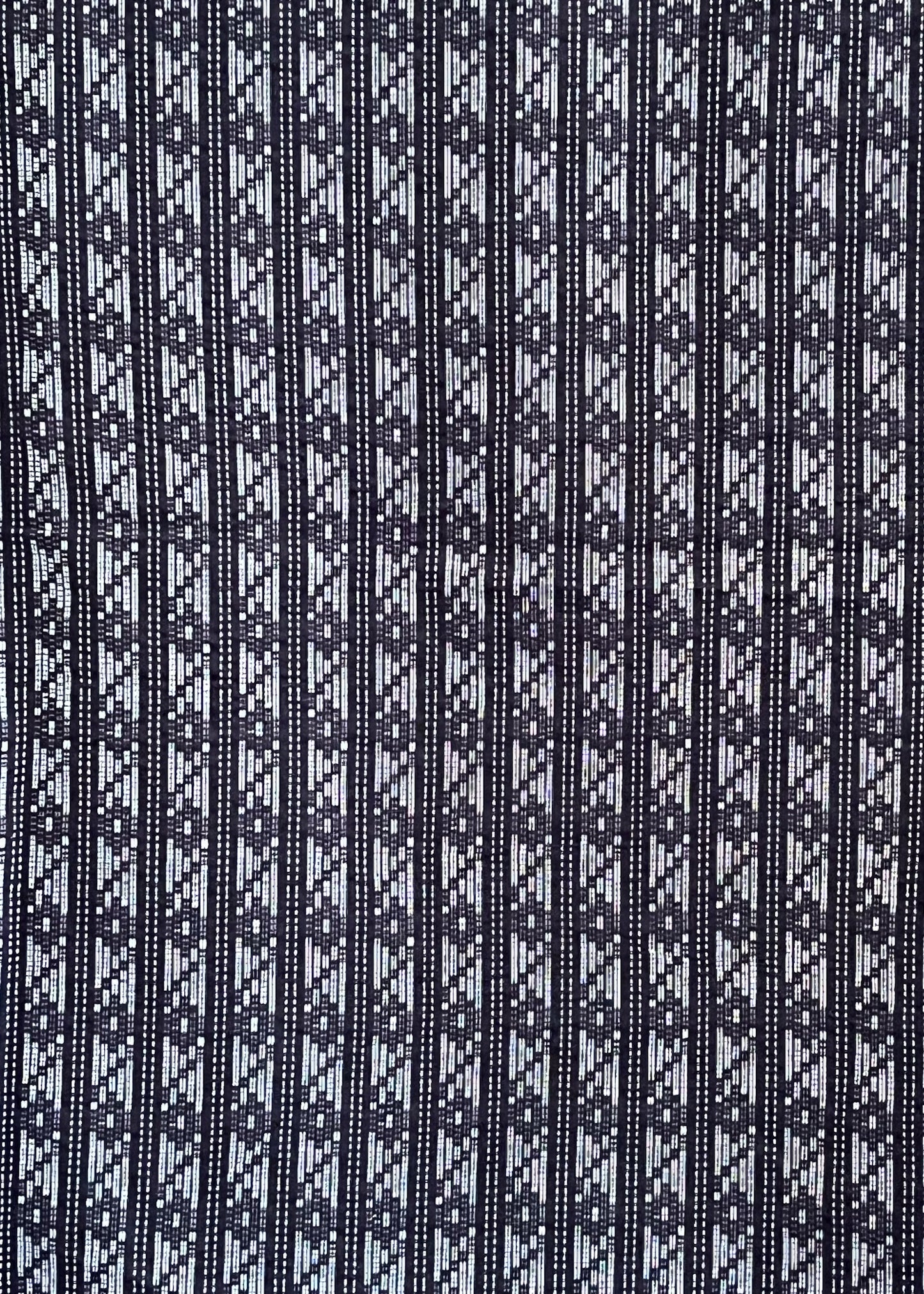 Navy Blue Kantha Fabric