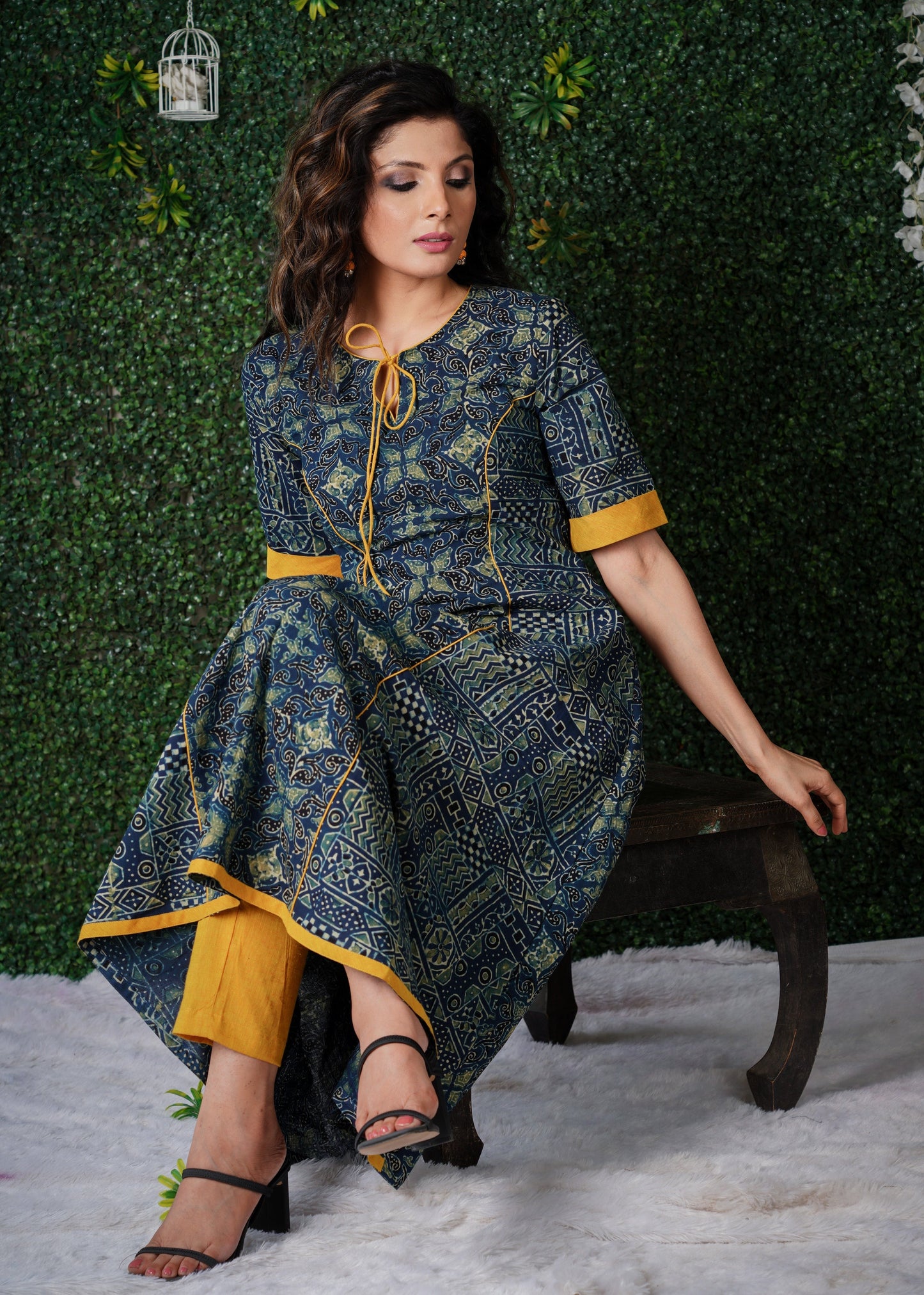Mustard Cotton Pant