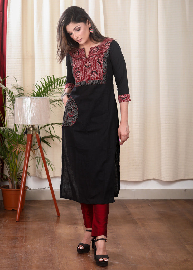 Maroon Cotton Pant