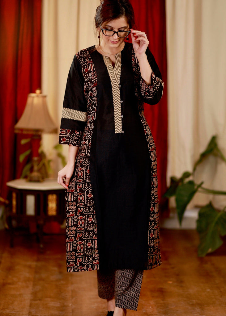 Black Cotton Pant