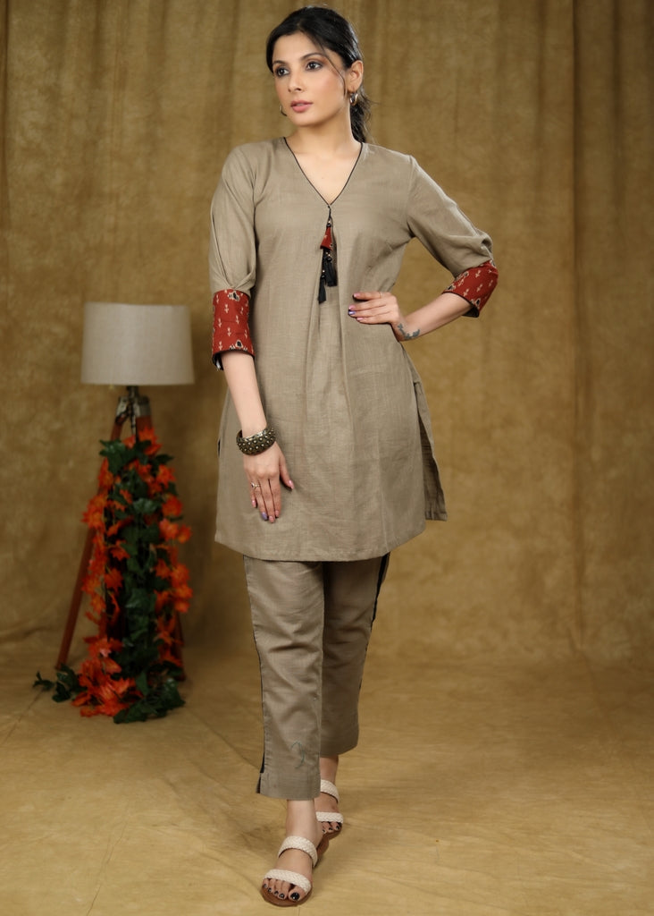 Grey Cotton Pant