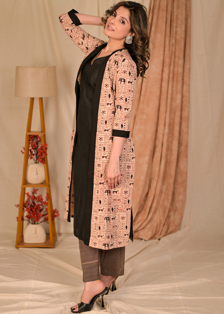 Black Cotton Pant