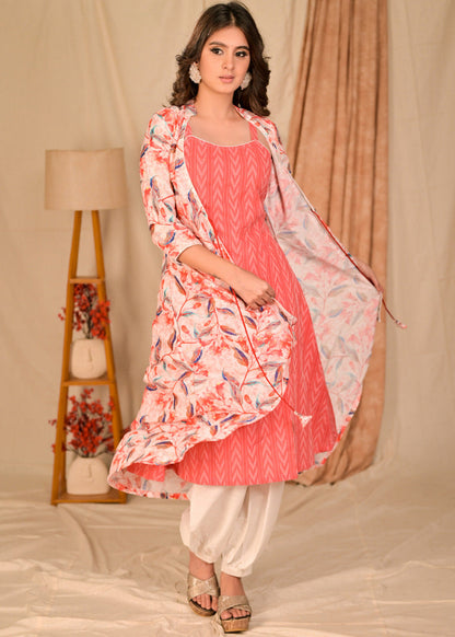 Printed Flowy shrug