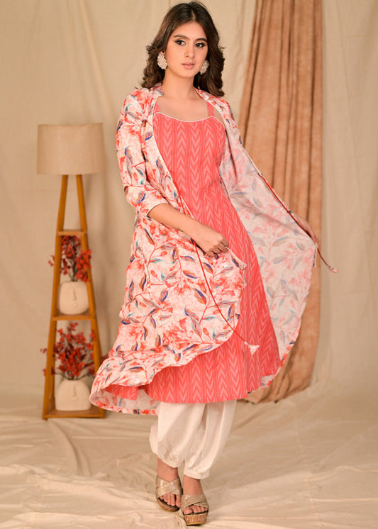 Printed Flowy shrug