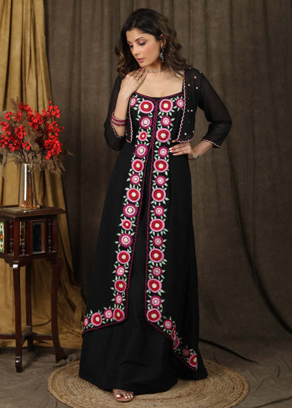 Embroidered Shrug