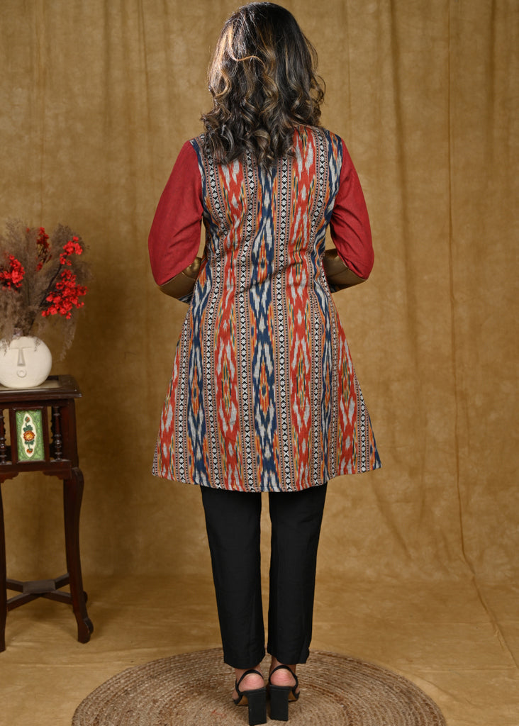 Black Cotton Silk Pant