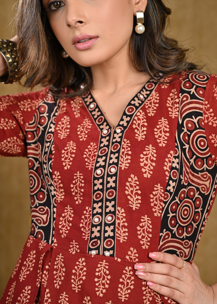 Black Cotton Silk Pant
