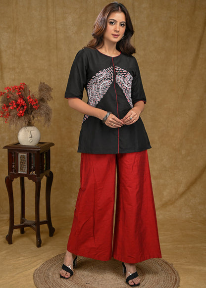 Maroon Cotton Pant