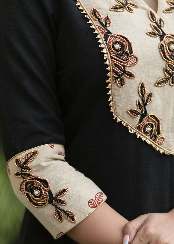 Black Cotton Pant